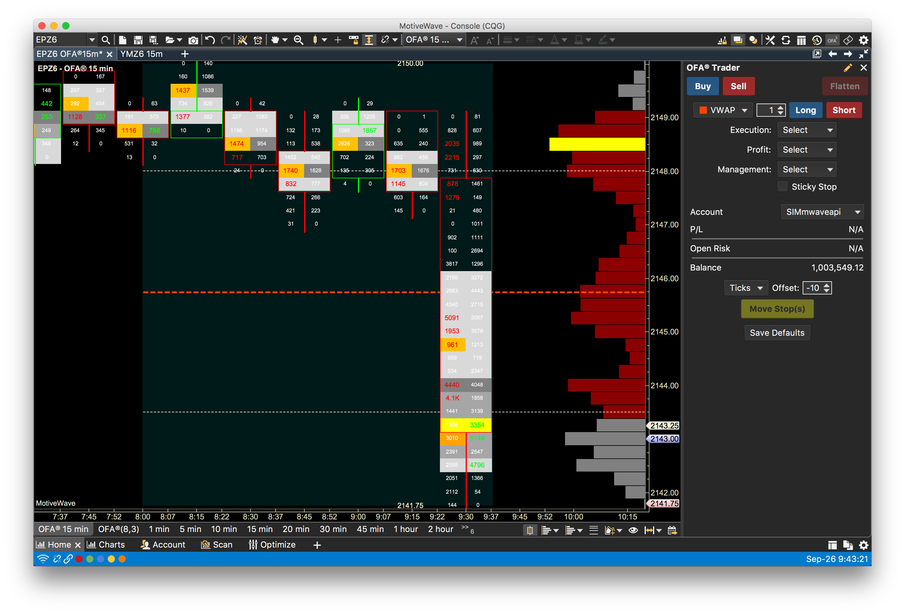 OrderFlowAnalytics Trader