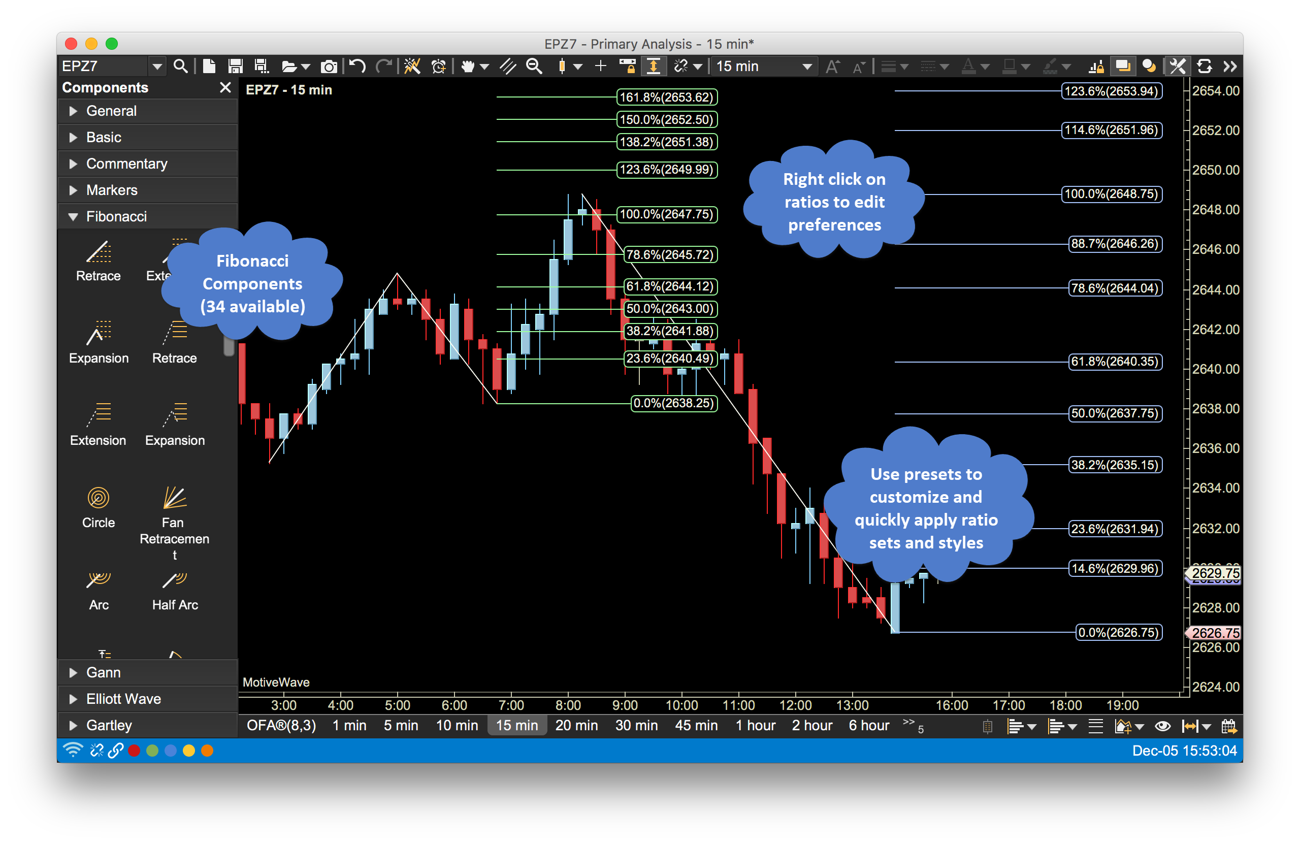 Elliott Wave Charting Software